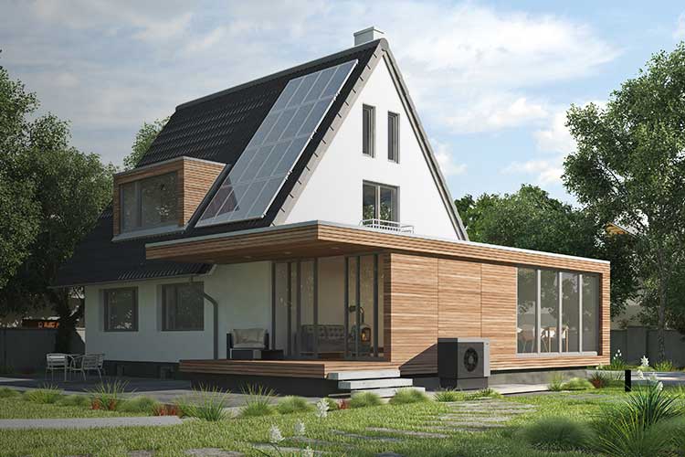 Haus mit Garten