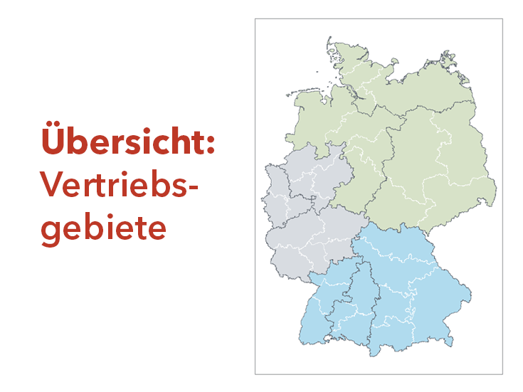 Vertriebsgebiete