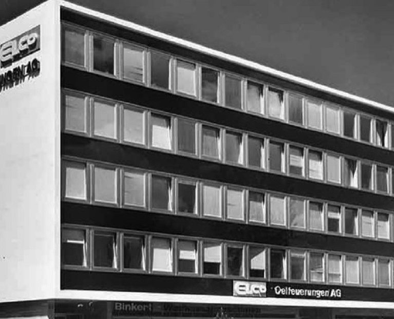 Altes Foto Firmengebäude von ELCO