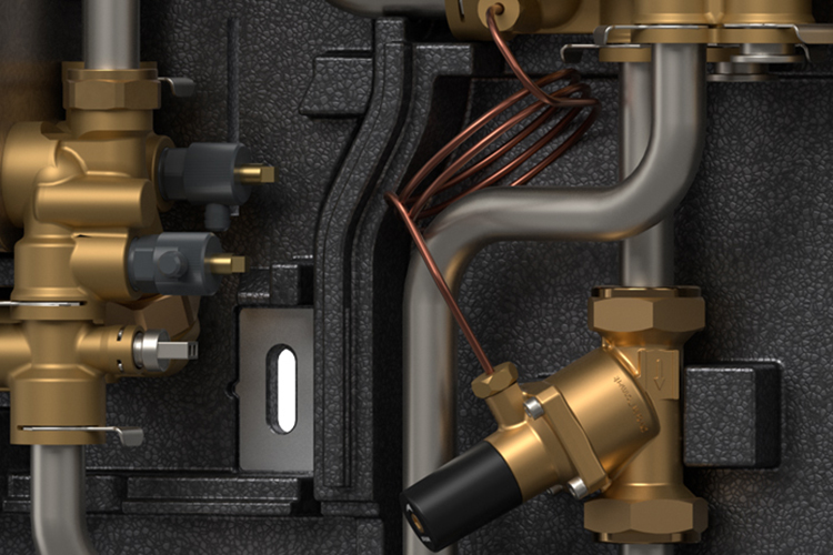 Elektrischen Blitzen in blau-violetten Farbtönen