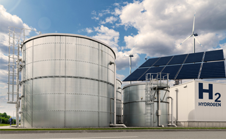 Integration von Wasserstoff